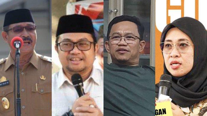 Kolase bacalon bupati Gowa Abd Rauf Malaganni atau Karaeng Kio, Darmawangsyah Muin, Amir Uskara, dan Husniah Talenrang.


 