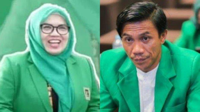 Kolase foto Andi Sugiarti Mangun Karim dan Hamsyah Ahmad