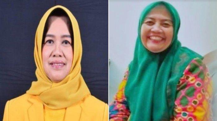 Kolase foto Ratnawati Arif (kanan) dan Andi Kartini Ottong.