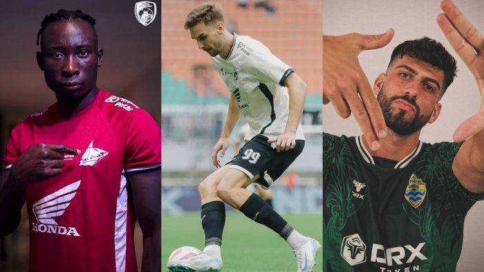 Trio lini depan PSM Makassar di putaran kedua Liga 1 yakni Nermin Haljeta, Balotelli dan Matheus Silva.