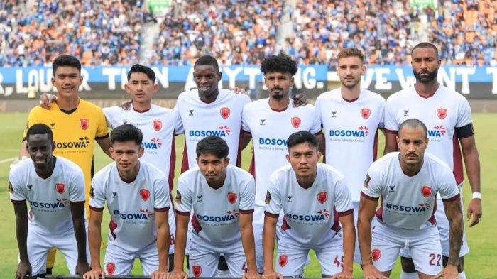 Line up PSM Makassar saat lawan Persib Bandung partai pertama Piala Presiden 2024 di Stadion Si Jalak Harupat, Kabupaten, Bandung, Jumat (19/7/2024). PSM Makassar akan menghadapi Persis Solo, Senin (22/7/2024).