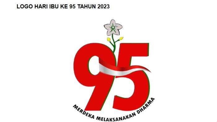 Logo Peringatan Hari Ibu ke-95 Tahun 2023.