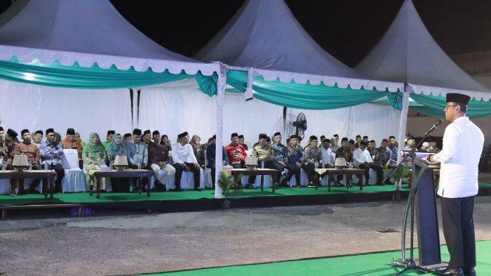 Malam taaruf dan pelantikan Dewan Hakim MTQ ke XXXIII Tingkat Provinsi Sulawesi Selatan di halaman Rujab Bupati Takalar, Rabu (1/5/2024)