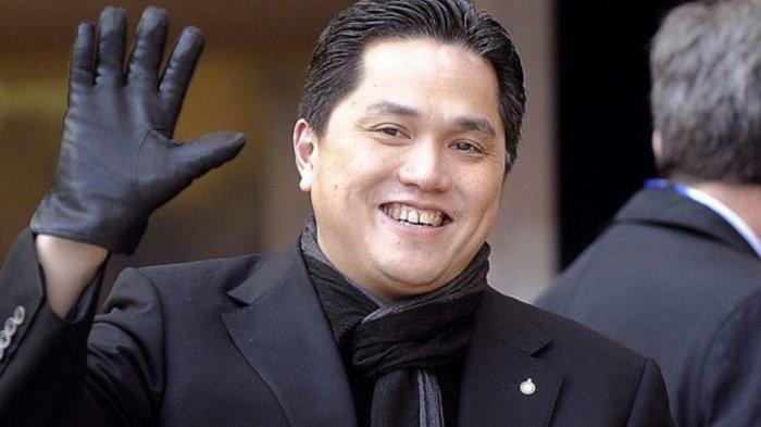 Menteri BUMN Erick Thohir pembantu Jokowi yang terlibat dalam kemenangan Prabowo - Gibran.