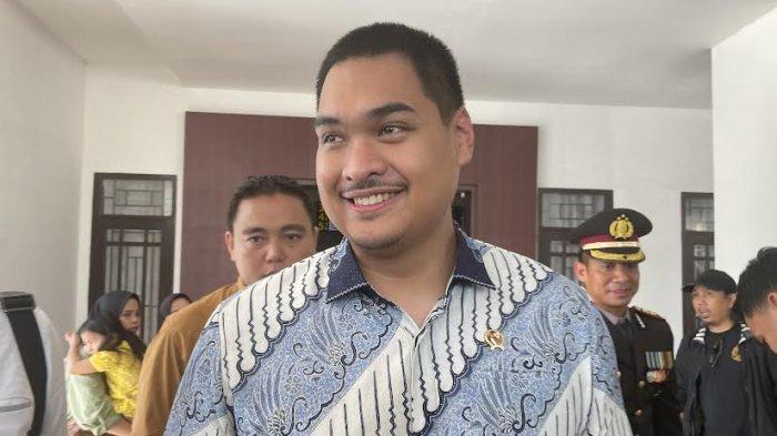 Menteri Pemuda dan Olahraga Dito Ariotedjo saat berada di Kantor Gubernur Sulsel, Kamis (5/10/2023)