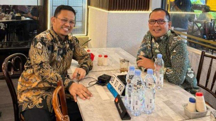 Momen Danny Pomanto Bertemu Waketum PPP Amir Uskara di Jakarta, Kamis (1/8/2024) siang.
