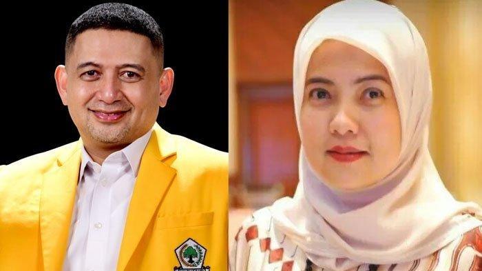 Munafri Arifuddin dan Aliyah Mustika Ilham. Munafri dan Aliyah berpasangan di Pilwali Makassar.
