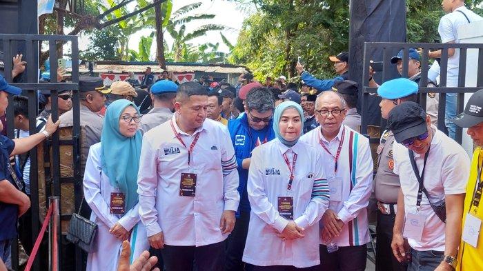 Munafri Arifuddin dan Aliyah Mustika Ilham resmi mendaftar ke KPU Makassar, Kamis (29/8/2024)