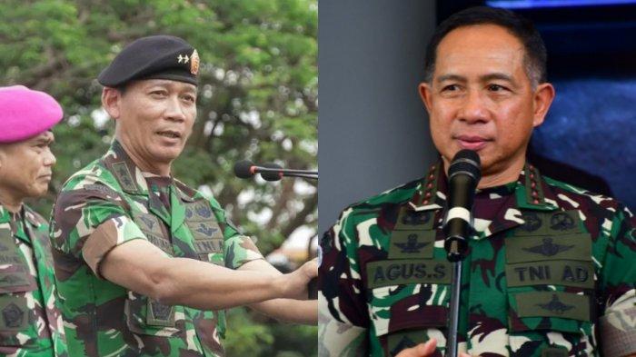 Mutasi TNI, Mayjen TNI Achiruddin (kanan) jadi Komandan Paspampres dan Letjen TNI Mohammad Fadjar (kiri) jadi Pangkostrad.