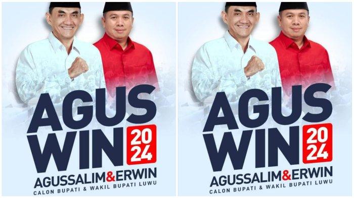 Pamflet Agussalim dan Erwin Barabba mulai tersebar di media sosial. Keduanya kini santer diisukan akan berpaket di Pilkada Luwu, Sulawesi Selatan.
