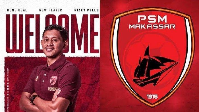 Pemain PSM Makassar Rizky Pellu.
