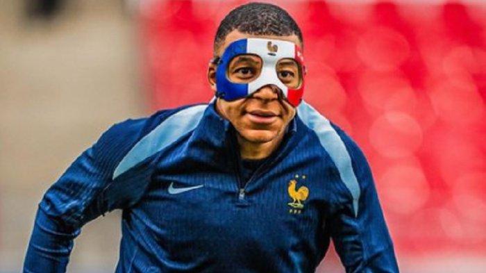 Penampilan Kylian Mbappe jelang laga Grup D EURO 2024 Belanda vs Prancis pada, Sabtu (22/6/2024).