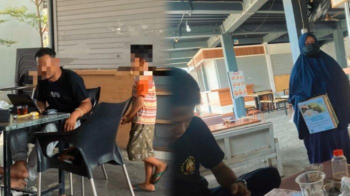 Pengemis anak-anak hingga orang tua menjamur di Alun-Alun Sinjai Bersatu, Kabupaten Sinjai, Sulawesi Selatan, Sabtu (25/1/2025).