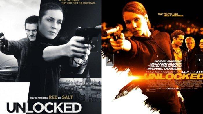 Poster Film Unlocked yang tayang di Bioskop Trans TV Malam Ini, Sabtu (15/7/2023).