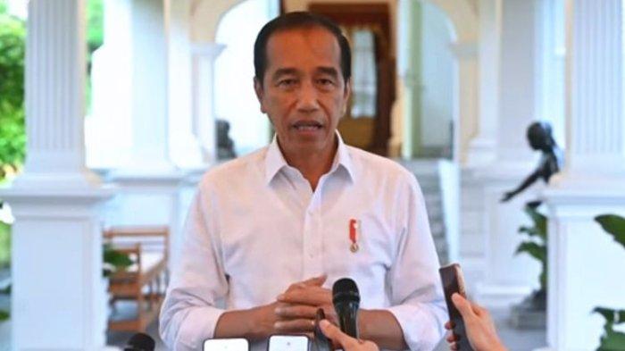 Presiden Joko Widodo dalam keterangan pers soal judi online yang disiarkan YouTube Sekretariat Presiden pada Rabu (12/6/2024) malam.