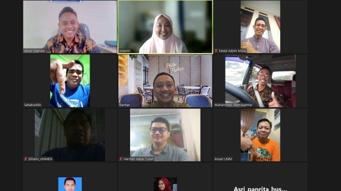 Pengurus Daerah Perkumpulan Relawan Jurnal Indonesia (RJI) Sulawesi Selatan periode kepengurusan 2023-2027 menyelenggarakan rapat perdana daring, Makassar, Sabtu (10/11/2023). Rapat tersebut membahas persiapkan Tudang Sipulung dan Rapat Kerja yang dijadwalkan pada tanggal 2 November mendatang.