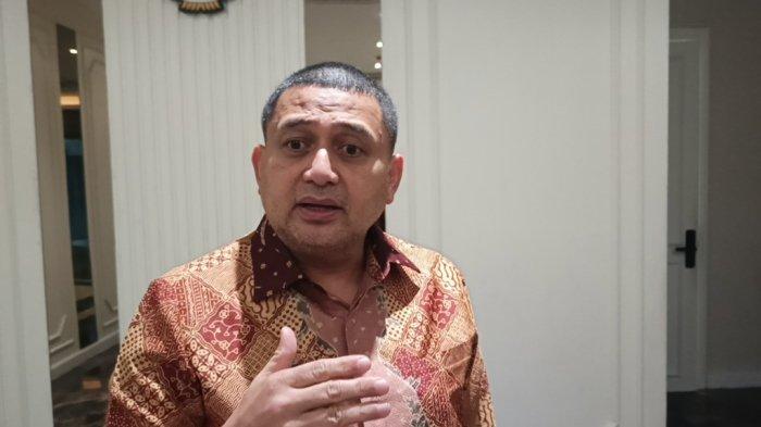 STADION BARU - Wali Kota Makassar Munafri Arifuddin diwawancara di Balaikota Makassar Jl Ahmad Yani, Kamis (6/3/2025). Pekan depan Munafri tinjau lahan di Untia yang direncanakan jadi lokasi pembangunan stadion.