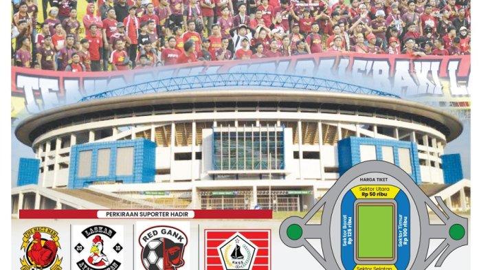 Sebanyak 1000 suporter dari berbagai kelompok bakal menghadiri laga PSM Makassar vs Persita pada pekan 24 Liga 1 2023/2024 di Stadion Batakan Balikpapan, Minggu (4/2/2024).