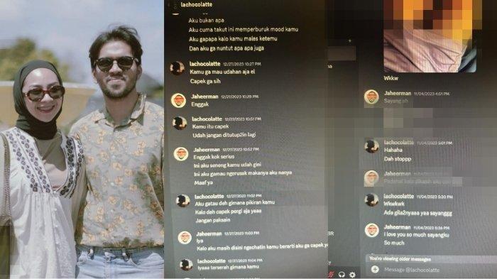 Seleb TikTok Ira Nandha bongkar chat mesra suaminya, Elmer Syaherman dengan pramugari.