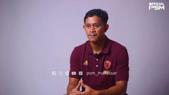 Sesi wawancara official PSM bersama Rizky Pellu.
