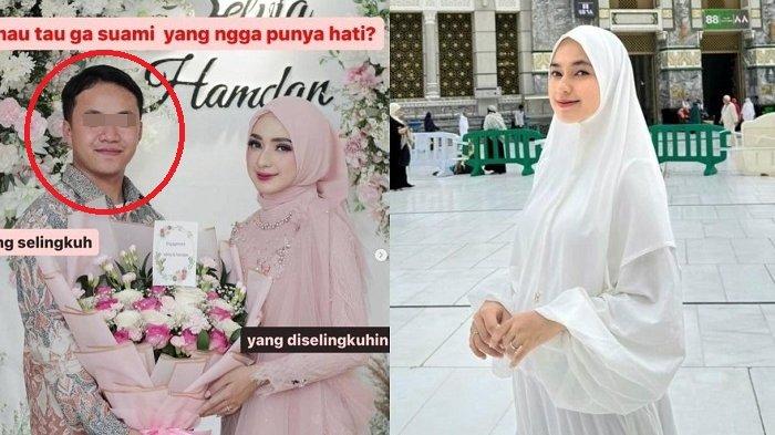 Kolase: Selebgram cantik, Aida Selvia, membongkar kemaksiatan Hamdan suaminya. Hamdan disebut selingkuh dan doyan open BO saat sang istri hamil tua.