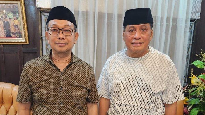 Anggota DPRD Sulsel Fraksi Golkar sekaligus bakal calon Bupati Soppeng Suwardi Haseng sowan ke Wakil Ketua Umum DPP Golkar AM Nurdin Halid di Kabupaten Soppeng Kamis (4/4/2024).