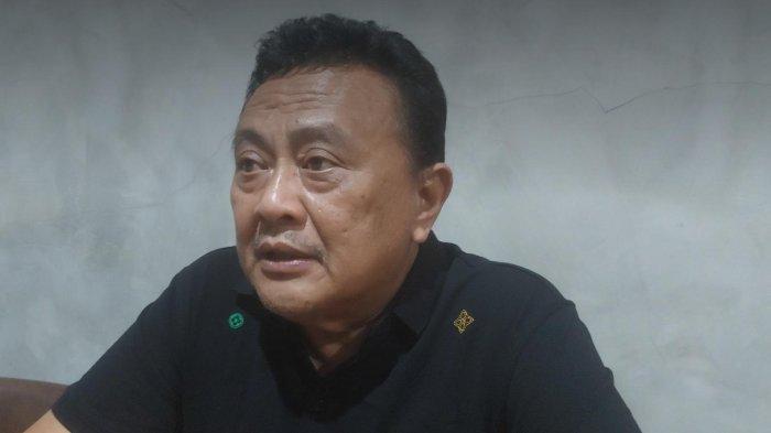 Caleg DPR RI Dapil Sulsel I dari Partai Demokrat, Syarifuddin Daeng Punna alias Sadap saat ditemui di Kopizone Prime, Jl Boulevard, Makassar, Minggu (10/3/2024) malam.