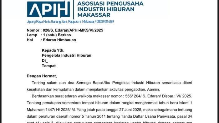 APIH Makassar Imbau Tempat Hiburan Malam Tutup Sementara Sambut Tahun Baru Islam 1447 H