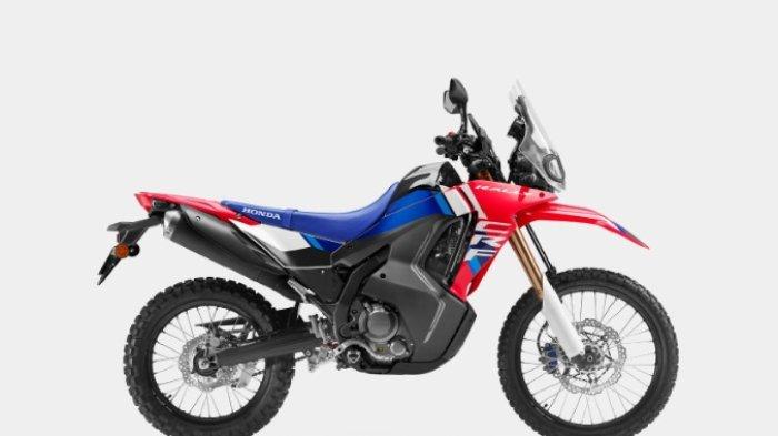 SERIES TERBARU - Tampilan series terbaru New CRF250 RALLY. New CRF250 RALLY hadir dengan konsep Adventure Everywhere yang menemani penggunanya menakklukan berbagai kondisi jalan, didukung ketangguhan mesin dan daya tahan motor untuk menempuh jarak jauh.