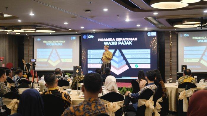 Sambutan dari Kepala KPP Pratama Bantaeng, Falih Alhusnieka.