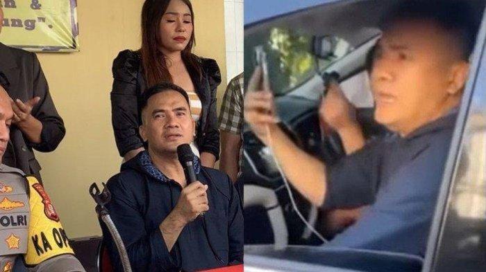 Kolase: Saipul Jamil menguraikan cerita saat ia mendadak diamankan secara dramatis di tengah jalan jalur busway, Jumat (5/1/2023), dikira komplotan begal.