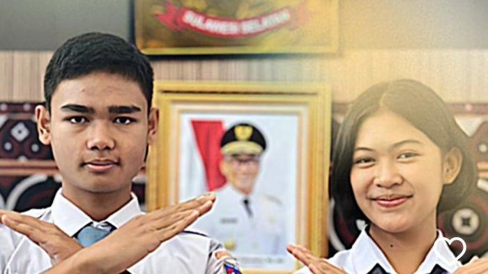 Michael Mikha Laempah dan Zahra Aisyah Aplizya