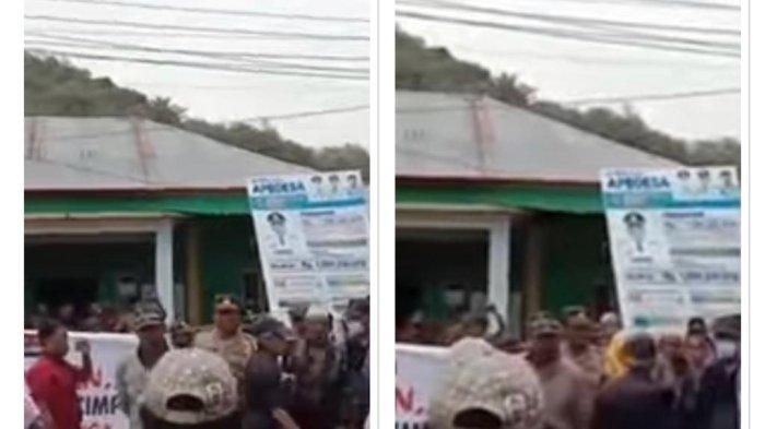 Viral di media sosial (medos) oknum Kepala Desa (Kades) berinisial AL digeruduk warga setempat terciduk selingkuh.