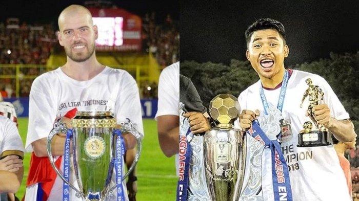Wiljan Pluim saat membawa PSM Makassar juara Liga 1 2022/2023 dan Asnawi Mangkualam saat juara Piala Indonesia 2018/2019. Borneo FC saat ini sudah mendatangkan Wiljan Pluim sementara Persib Bandung dirumorkan mendekati Asnawi.