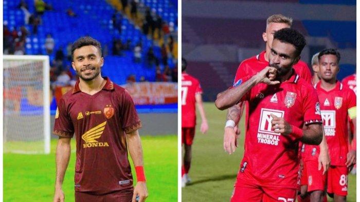 Yance Sayuri saat membela PSM Makassar (kiri) dan Yance Sayuri saat memperkuat Malut United (kanan). Laga PSM Makassar vs Malut United jadi momen emosional bagi Yance Sayuri. Setelah tiga tahun bersama PSM, kini ia siap tampil profesional melawan mantan timnya.