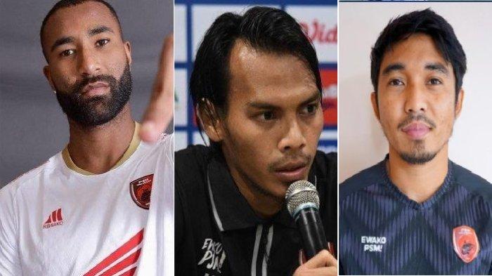 Kandidat Kapten PSM Makassar, Yuran Fernandes, Rasyid Bakri, dan M Arfan.