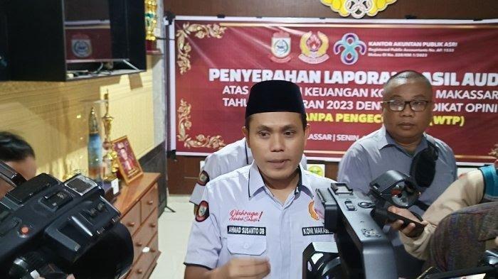  Ketua KONI Makassar Ahmad Susanto mengungkapkan kekecewaannya terkait tidak adanya dana hibah untuk 2025.