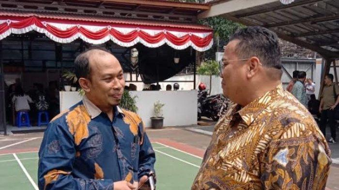 Bincang santai Sekretaris Timsel Zona 2 Bawaslu Sulsel Anshar Aminullah dengan Ketua Bawaslu RI Rahmat Bagja di Jakarta