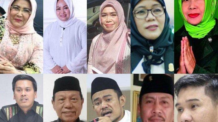 Kolase foto petahana DPRD Makassar yang gagal melenggang.