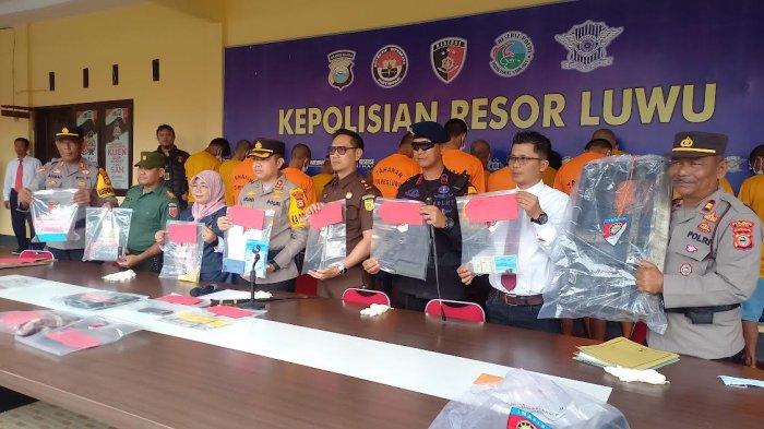 Pelaku judi Kiu-kiu terjaring Operasi Pekat Lipu 2024 di Kabupaten Luwu, Sulawesi Selatan (Sulsel).