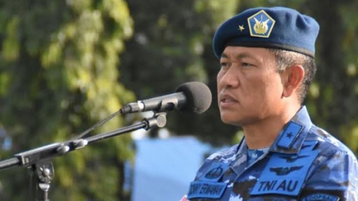 Kepala Staf Koopsau II Marsma TNI Donny Ermawan, di Lapangan Apel I Makoopsau II Makasar, Selasa (17/1/2017).