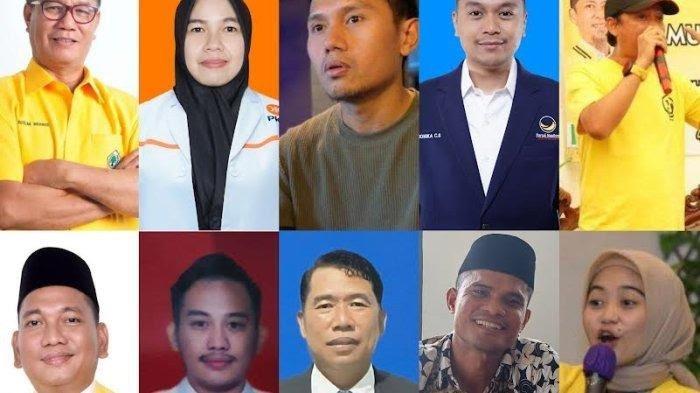 Kolase foto Pendatang baru DPRD Makassar