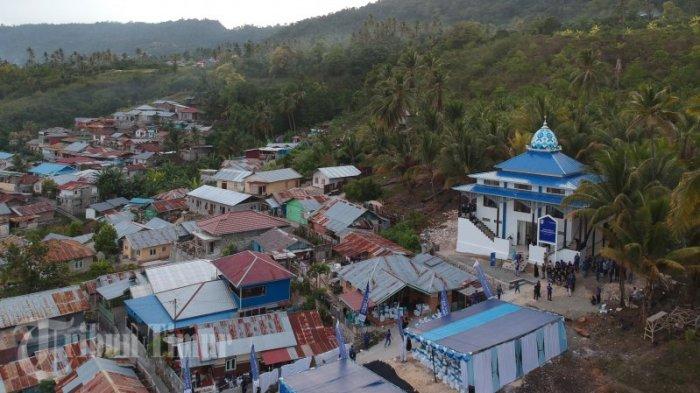Foto Drone Masjid Wakaf XL di Luwuk Banggai