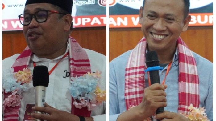 Kolase Foto Dua Calon Bupati Takalar, Firdaus Daeng Manye dan Syamsari Kitta memaknai nomor urut yang didapatkan di Pilkada Takalar 2024.
 