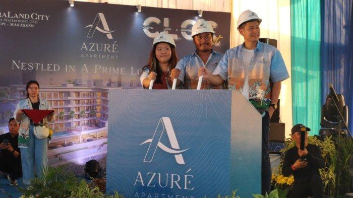 Pemandangan laut dari suite modern di CPI Makassar