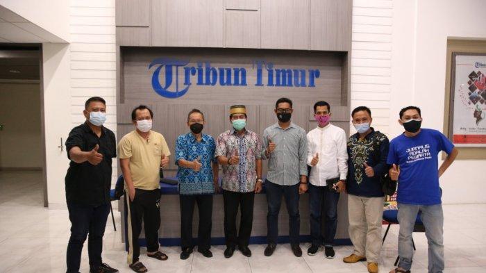 Calon Kalimantan Utara, Zainal Arifin Paliwang mengunjungi Redaksi Tribun Timur, Jl Cendrawasih, no 430, Makassar, Kamis (17/12/2020).