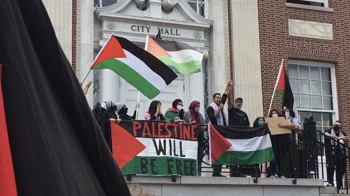 Warga Yahudi Amerika Serikat Demo 'Bebaskan Palestina' Supaya Israel Hentikan Serangan di Jalur Gaza - Halaman 1 - Tribun-timur.com