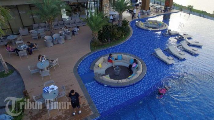FOTO: Keindahan Hotel The Rinra dari Udara - Tribun-timur.com