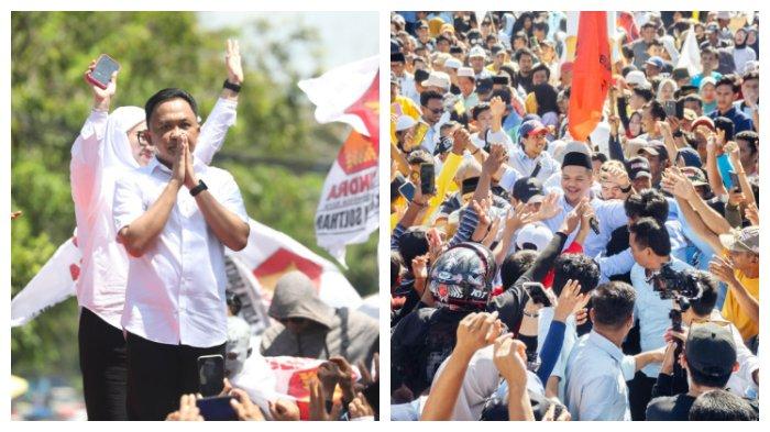 Pasangan Calon Bupati Bantaeng, DR Ilham Azikin-Nurkanita Marrudani Kahfi melawan Fathul Fauzi Nurdin (Uji)- H Sahabuddin (Sah) Pilkada Bantaeng 2024, Kamis (29/8/2024).