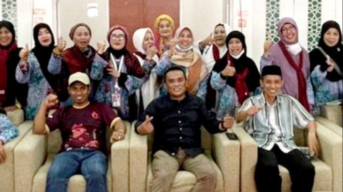 Suasana penjemputan jamaah haji korban penipuan travel di Sulsel